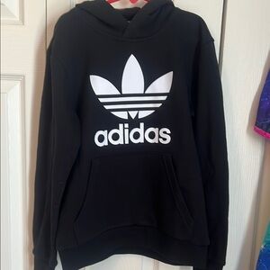 NWT youth small adidas Black and White Kids Hoodie